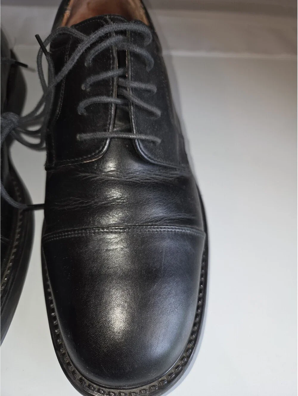 Venturini Comfort & Flex Leather Cap Toe Oxford Shoes Men’s 9 W SB2